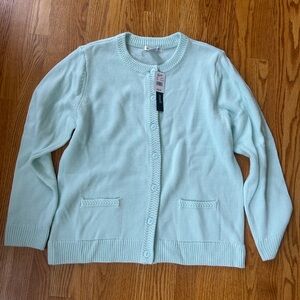 Light Blue Women's Cardigan Sweater